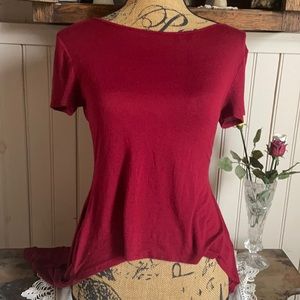 Love J. Medium high low tunic top